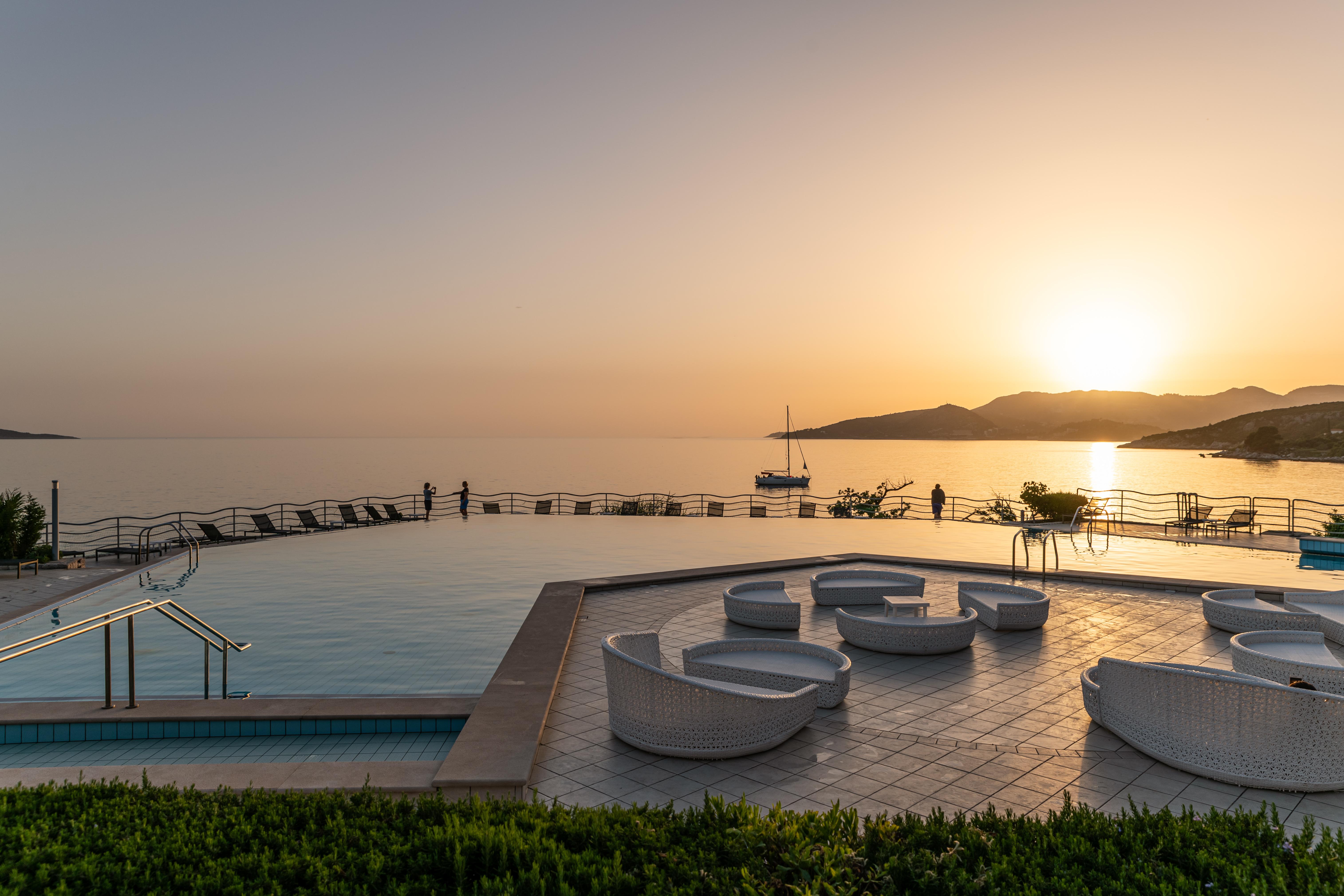 Villa Plat Mlini Bagian luar foto